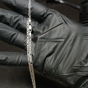 Men's Sleek Silver Chain Necklace